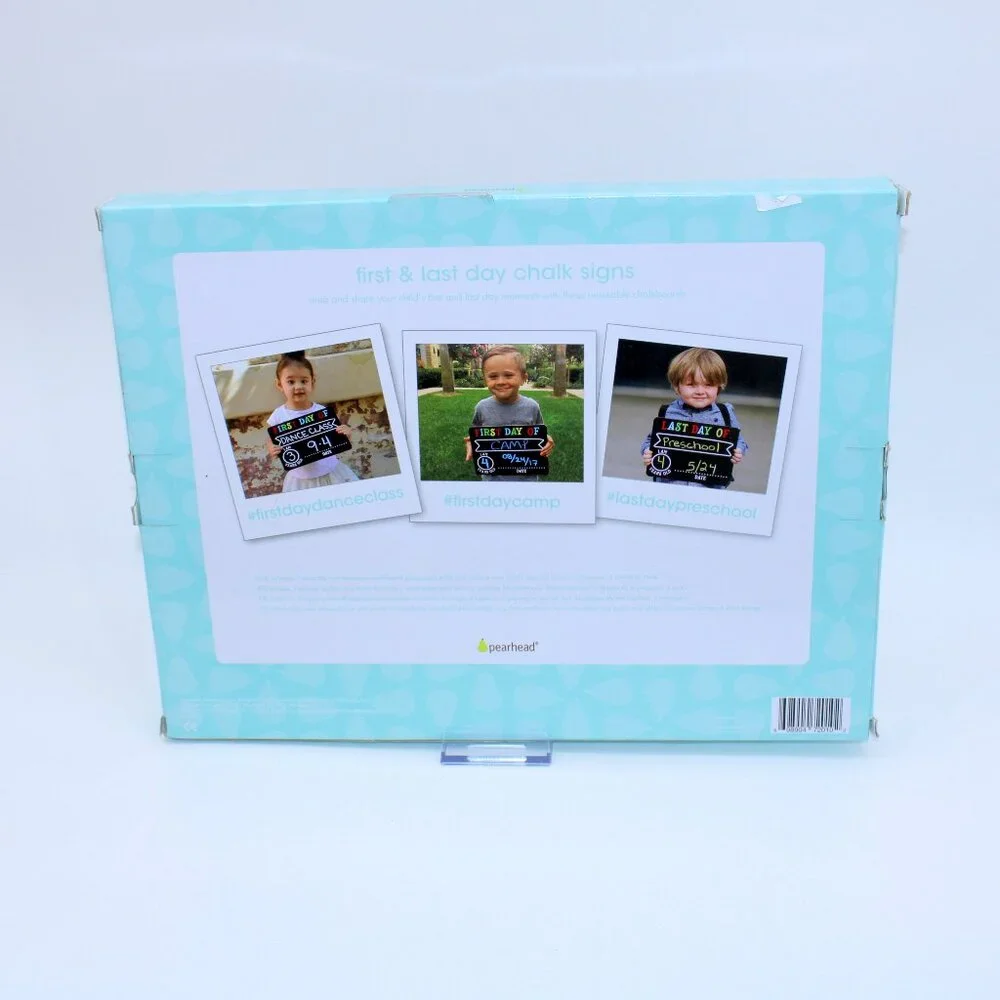 First & Last Day of School Chalkboard Sign (8.5x11 inches, Double-Sided)